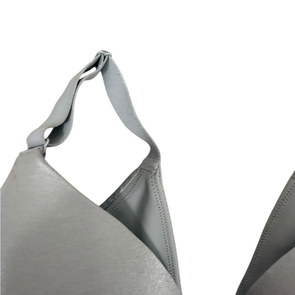 Cacique Lightly Lined Full Coverage Silver Bra Br… - image 4